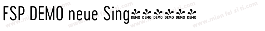 FSP DEMO neue Sing字体转换